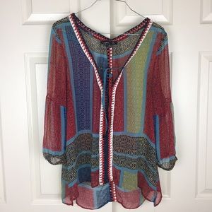 Gypsy 05 Silk Crochet Tunic